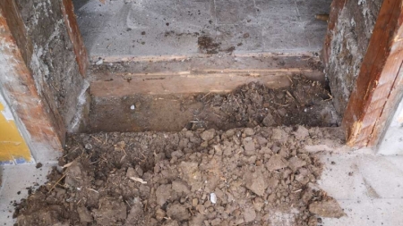 Vchodové dvere, Csobáád, Maďarsko