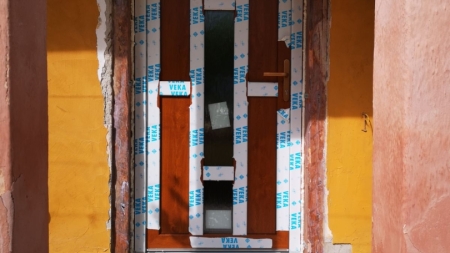 Vchodové dvere, Csobáád, Maďarsko