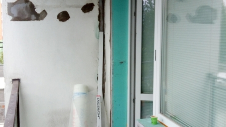 Oprava balkónu, ul. Važecká, Košice