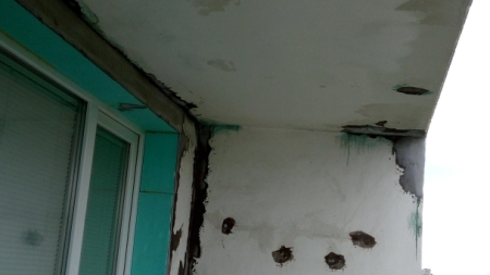 Oprava balkónu, ul. Važecká, Košice