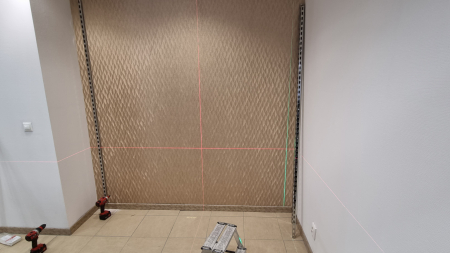 Interiér predajne Textil house, Prešov