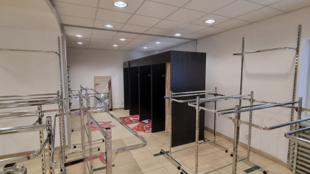 Interiér predajne Textil house, Prešov